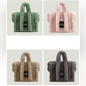 Faux Fur Large Tote Bag